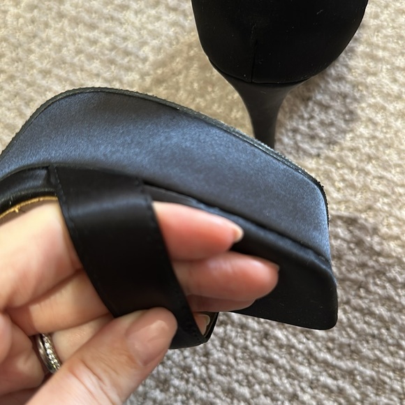 BLACK heels size 35 high 22cm NEW - Picture 5 of 5